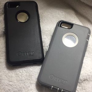 Two Otter box iPhone 6-6s case